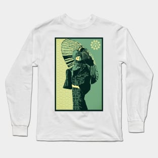 ASIAN WOMAN-GREEN VERSION Long Sleeve T-Shirt